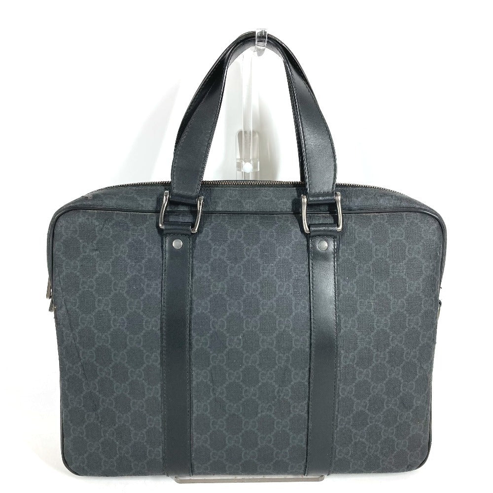 GUCCI 368557 GGスプリーム ロゴ カバン ブリーフケース ハンドバッグ 書類バッグ ビジネスバッグ GGスプリームキャンバス ユニセックス ブラック