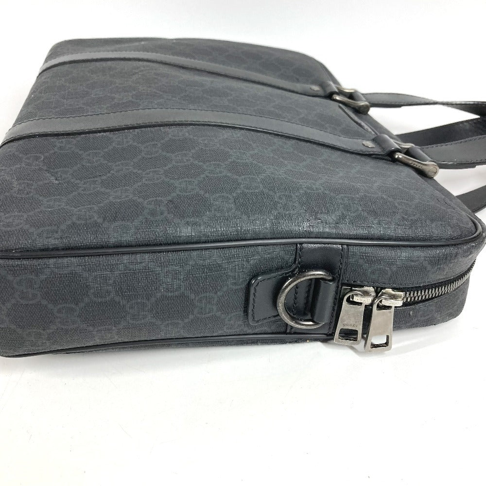 GUCCI 368557 GGスプリーム ロゴ カバン ブリーフケース ハンドバッグ 書類バッグ ビジネスバッグ GGスプリームキャンバス ユニセックス ブラック