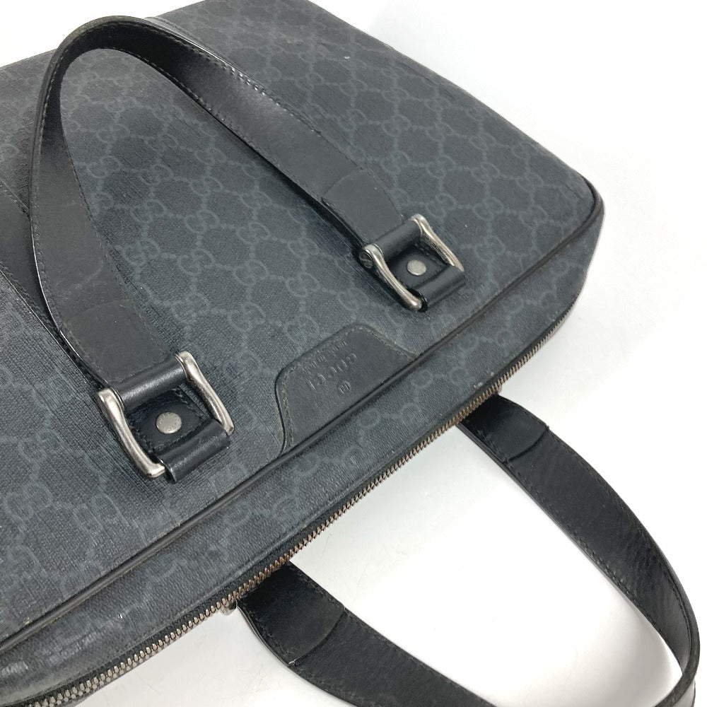 GUCCI 368557 GGスプリーム ロゴ カバン ブリーフケース ハンドバッグ 書類バッグ ビジネスバッグ GGスプリームキャンバス ユニセックス ブラック