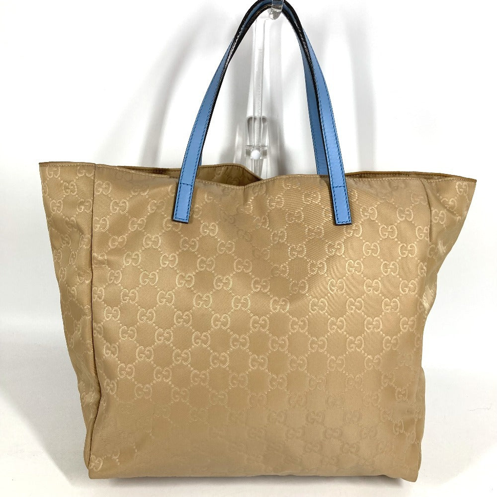 GUCCI 282439 GG ロゴ カバン トートバッグ ショルダーバッグ 肩掛け ハンドバッグ レザー/ナイロン ユニセックス ベージュ