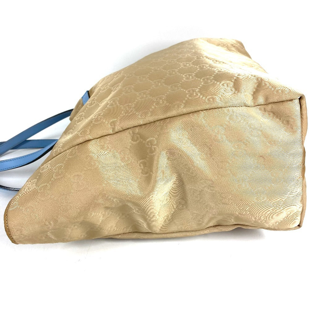 GUCCI 282439 GG ロゴ カバン トートバッグ ショルダーバッグ 肩掛け ハンドバッグ レザー/ナイロン ユニセックス ベージュ