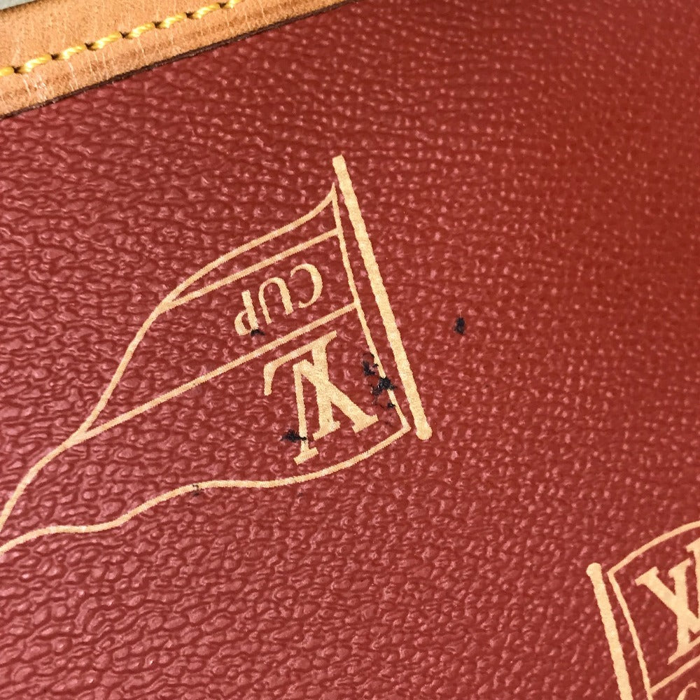 LOUIS VUITTON M80028 LVCUP ルイヴィトンカップ カルヴィ カバン 斜め掛け フラップ メッセンジャーバッグ ショルダーバッグ レザー/キャンバス ユニセックス アボガ二― オレンジ