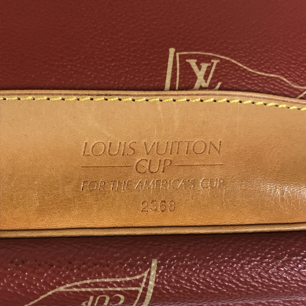 LOUIS VUITTON M80028 LVCUP ルイヴィトンカップ カルヴィ カバン 斜め掛け フラップ メッセンジャーバッグ ショルダーバッグ レザー/キャンバス ユニセックス アボガ二― オレンジ