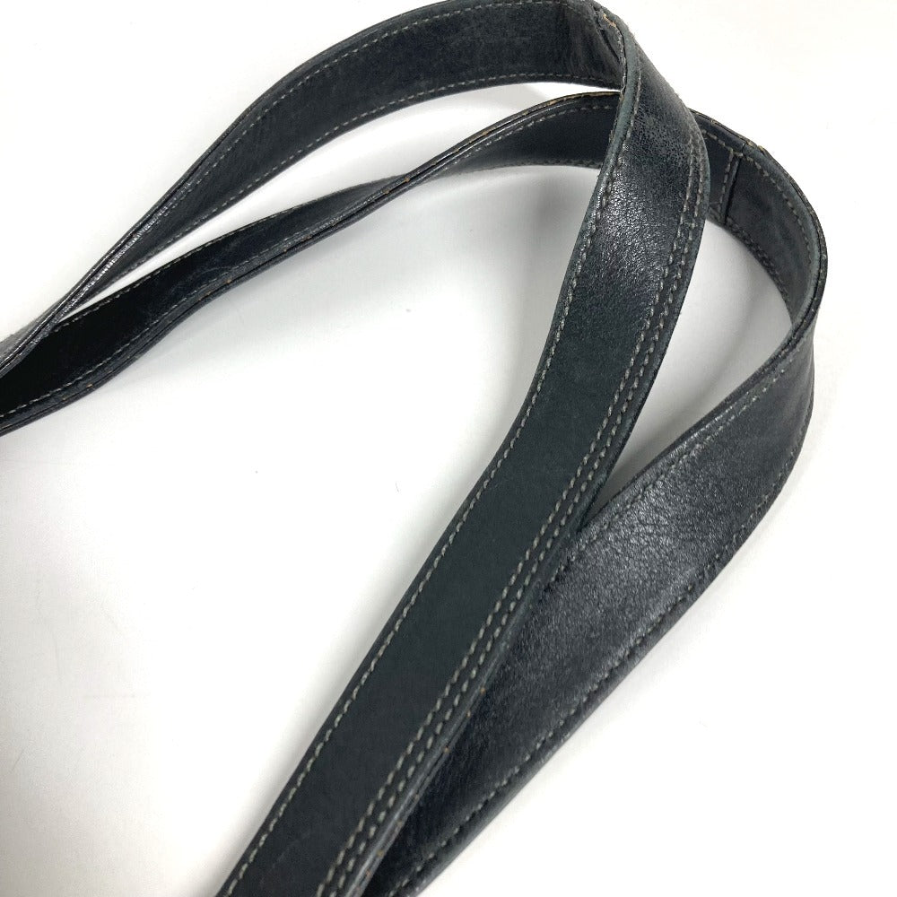 Salvatore Ferragamo ロゴ カバン トートバッグ 肩掛け ショルダーバッグ レザー ユニセックス ブラック