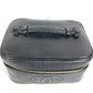 CHANEL A01997 CC ココマーク ロゴ 横型 カバン バニティバッグ ポーチ ボックス BOX ハンドバッグ キャビアスキン レディース ブラック