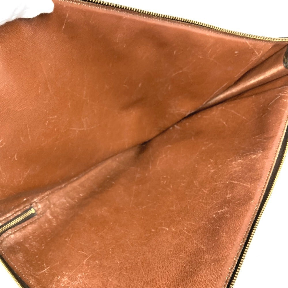 LOUIS VUITTON M53456 モノグラム ポッシュ ドキュマン カバン セカンドバッグ 書類ケース L字ファスナー クラッチバッグ モノグラムキャンバス ユニセックス ブラウン