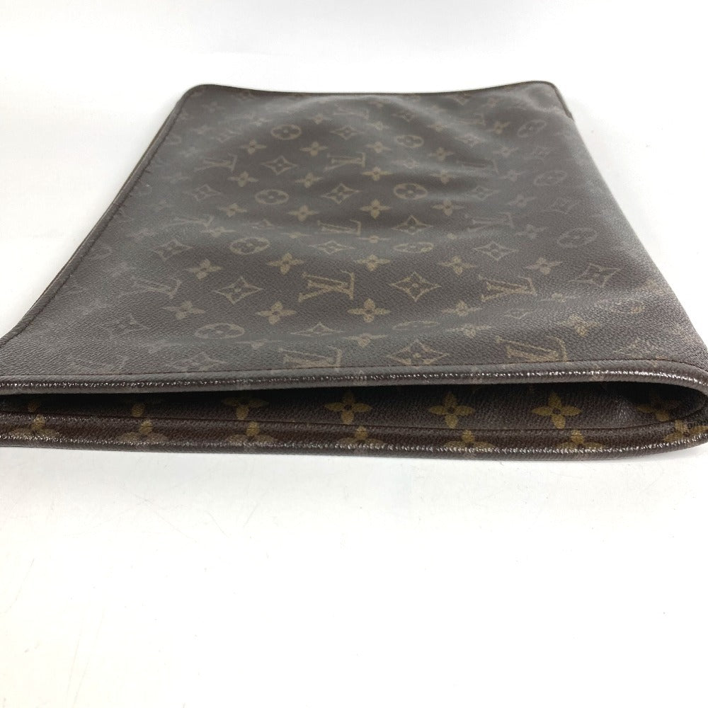 LOUIS VUITTON M53456 モノグラム ポッシュ ドキュマン カバン セカンドバッグ 書類ケース L字ファスナー クラッチバッグ モノグラムキャンバス ユニセックス ブラウン