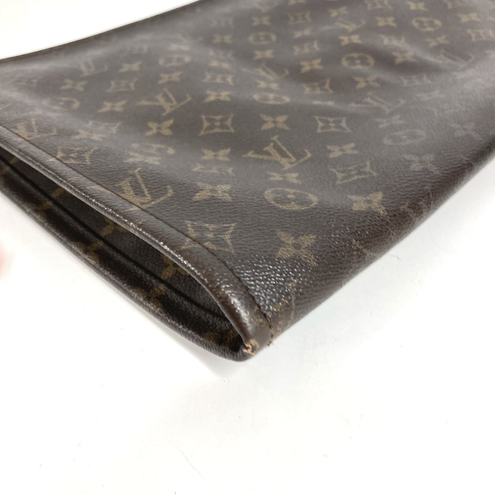 LOUIS VUITTON M53456 モノグラム ポッシュ ドキュマン カバン セカンドバッグ 書類ケース L字ファスナー クラッチバッグ モノグラムキャンバス ユニセックス ブラウン