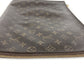 LOUIS VUITTON M53456 モノグラム ポッシュ ドキュマン カバン セカンドバッグ 書類ケース L字ファスナー クラッチバッグ モノグラムキャンバス ユニセックス ブラウン