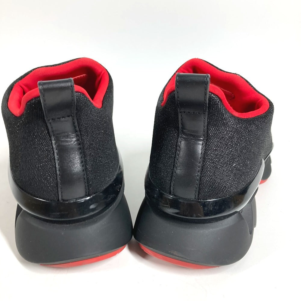 Christian Louboutin ロゴ CL スリッポン シューズ 靴 スニーカー キャンバス メンズ ブラック