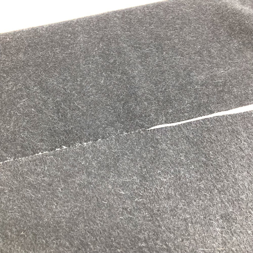 LOUIS VUITTON M92527 フリンジ ロゴ マフラー フラッフィーグラム マフラー ウール ユニセックス ホワイト