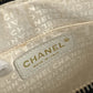 CHANEL チョコバー CC ココマーク ロゴ カバン 肩掛け ハンドバッグ バイカラー ショルダーバッグ キャンバス ユニセックス ブラック