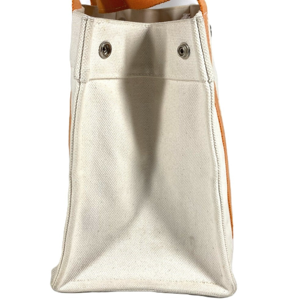 HERMES ボラボラPM ボラボラ PM ハンドバッグ カバン トートバッグ キャンバス ユニセックス オレンジ