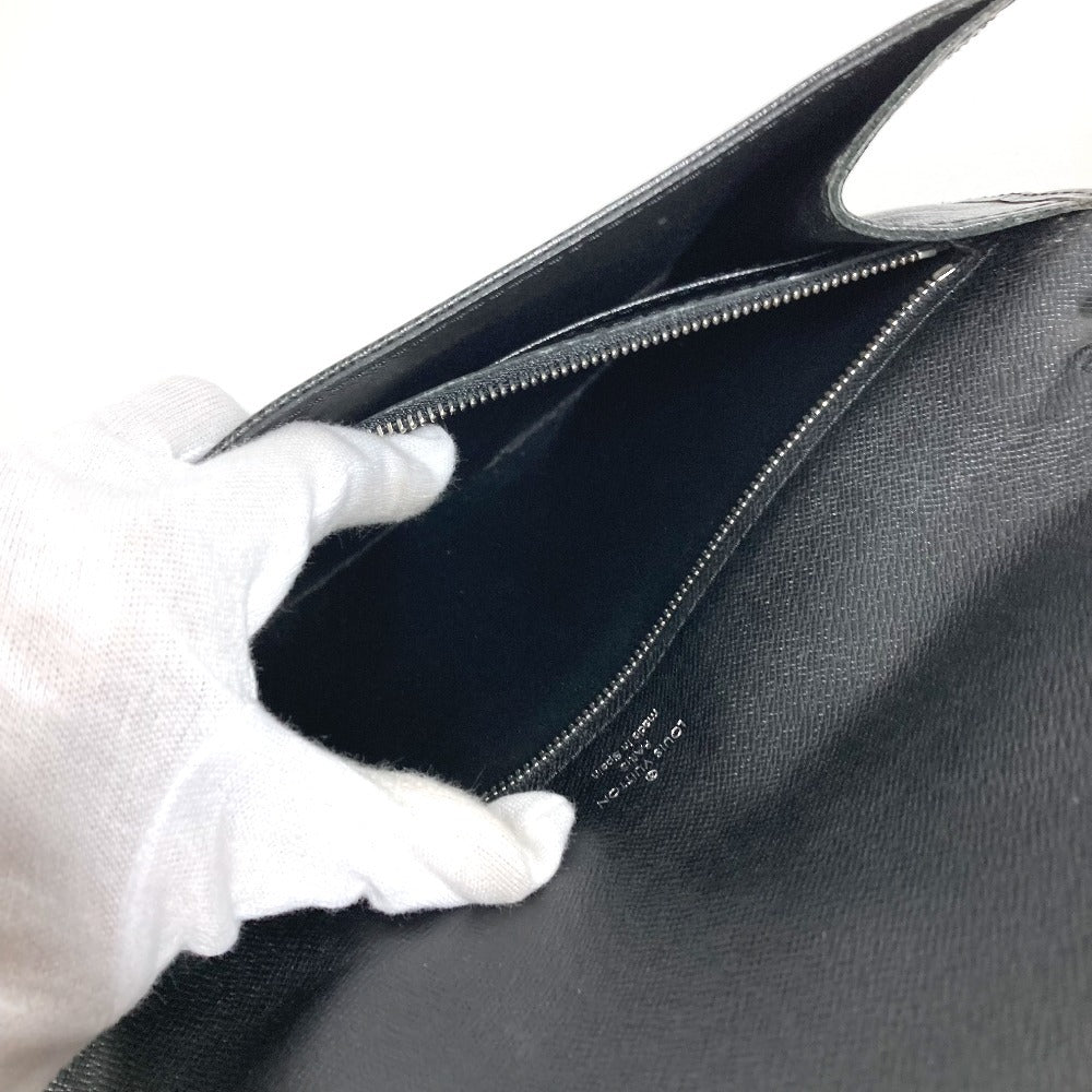 LOUIS VUITTON M30782 タイガ セレンガ カバン ストラップ フラップ ポーチ クラッチバッグ セカンドバッグ タイガレザー ユニセックス アルドワーズ ブラック
