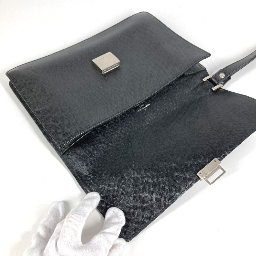 LOUIS VUITTON M30782 タイガ セレンガ カバン ストラップ フラップ ポーチ クラッチバッグ セカンドバッグ タイガレザー ユニセックス アルドワーズ ブラック