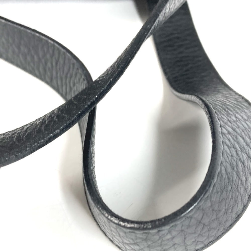 BVLGARI ロゴ トートバッグ カバン ハンドバッグ レザー/キャンバス ユニセックス ブラック