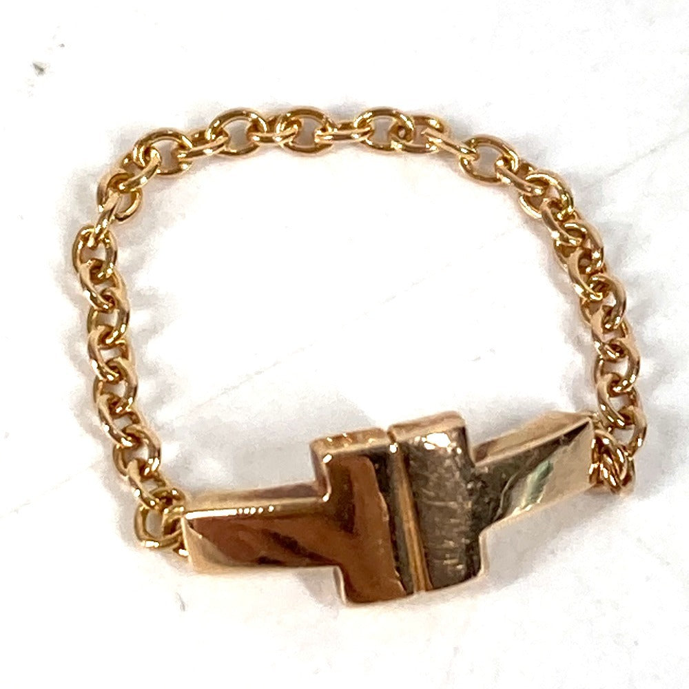 TIFFANY&Co. ジュエリー 金 K18 18K T TWO チェーン トゥチェーン アクセサリー リング・指輪 YG750 レディース ゴールド