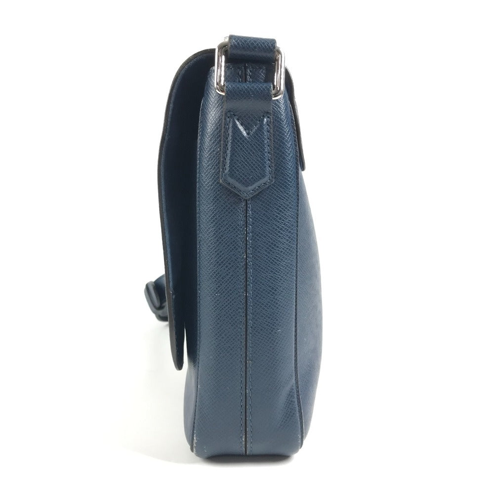 LOUIS VUITTON M32824 タイガ ロマンPM ロマン PM カバン メッセンジャーバッグ フラップ 斜め掛け ショルダーバッグ タイガレザー ユニセックス オセアン ブルー
