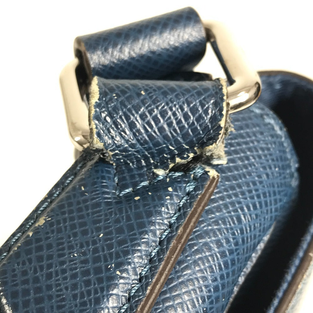 LOUIS VUITTON M32824 タイガ ロマンPM ロマン PM カバン メッセンジャーバッグ フラップ 斜め掛け ショルダーバッグ タイガレザー ユニセックス オセアン ブルー