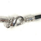 BVLGARI ジュエリー 金 K18 18K アレグラオプティカル ネックレス アクセサリー チョーカー 革紐 ネックレス WG750 ユニセックス ブラック