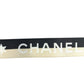 CHANEL 01S CC ココマーク ロゴ プリントバイカラーベルト ローラーバックル バイカラー ベルト キャンバス/レザー レディース ブラック系