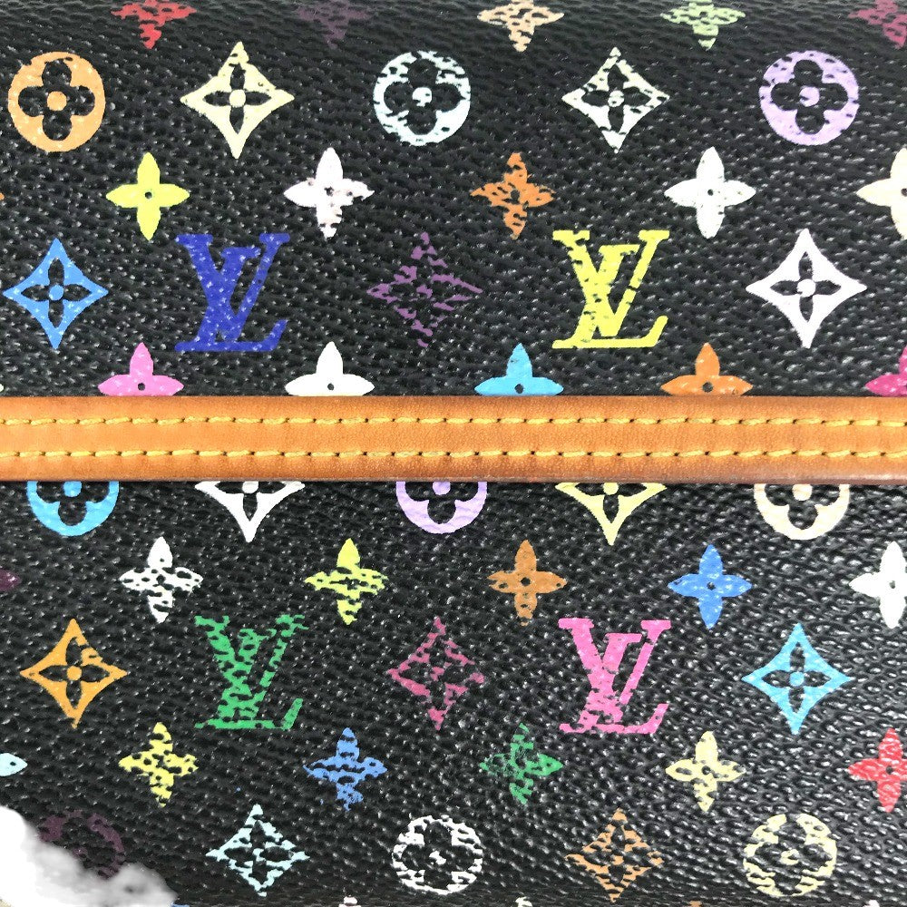 LOUIS VUITTON Ｍ92658 ポルトトレゾール インターナショナル 三つ折り 財布 ウォレット ロングウォレット 長財布 モノグラムマルチカラーキャンバス ユニセックス ノワール ブラック