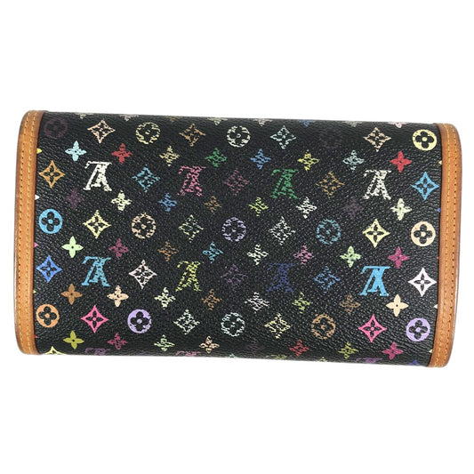 LOUIS VUITTON M92658 ポルトトレゾール インターナショナル 三つ折り 財布 ウォレット ロングウォレット 長財布 モノグラムマルチカラーキャンバス ユニセックス ノワール ブラック