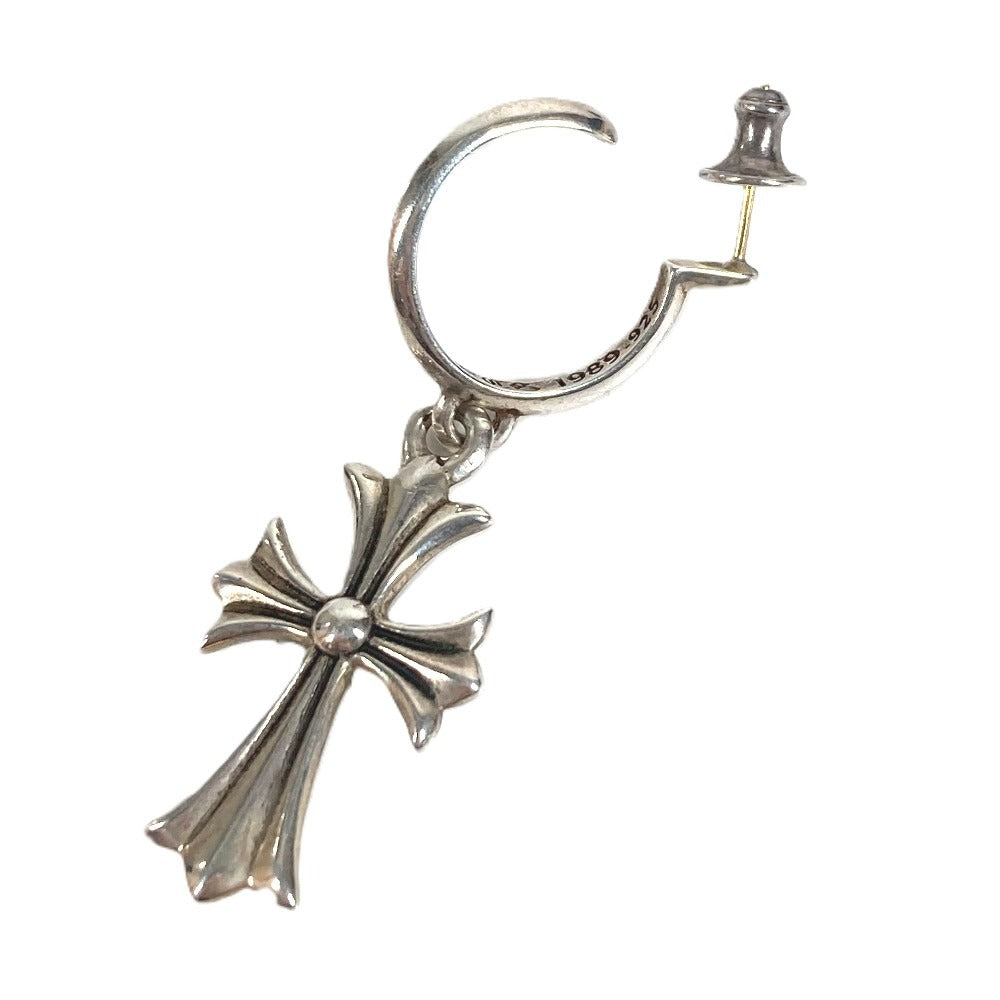 CHROME HEARTS タイニーCHクロスフープピアス アクセサリー ジュエリー 片耳 ピアス SV925 ユニセックス シルバー