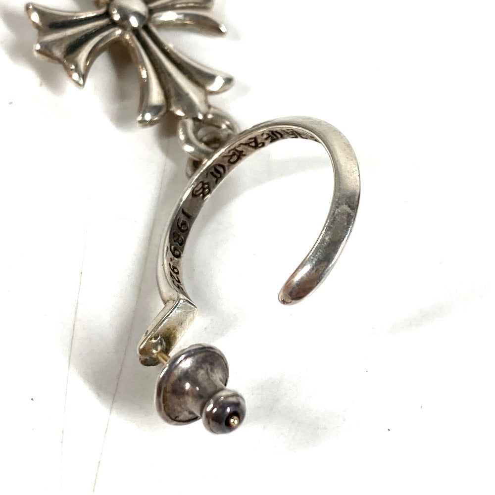 CHROME HEARTS タイニーCHクロスフープピアス アクセサリー ジュエリー 片耳 ピアス SV925 ユニセックス シルバー