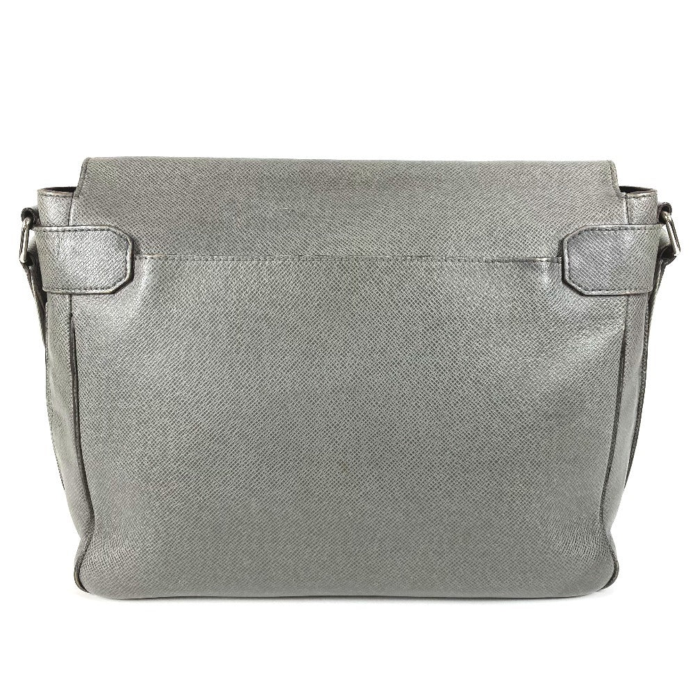 LOUIS VUITTON M32623 タイガ ロマンMM ロマン MM カバン 斜め掛け フラップ メッセンジャーバッグ ショルダーバッグ タイガレザー ユニセックス グラシエ グレー