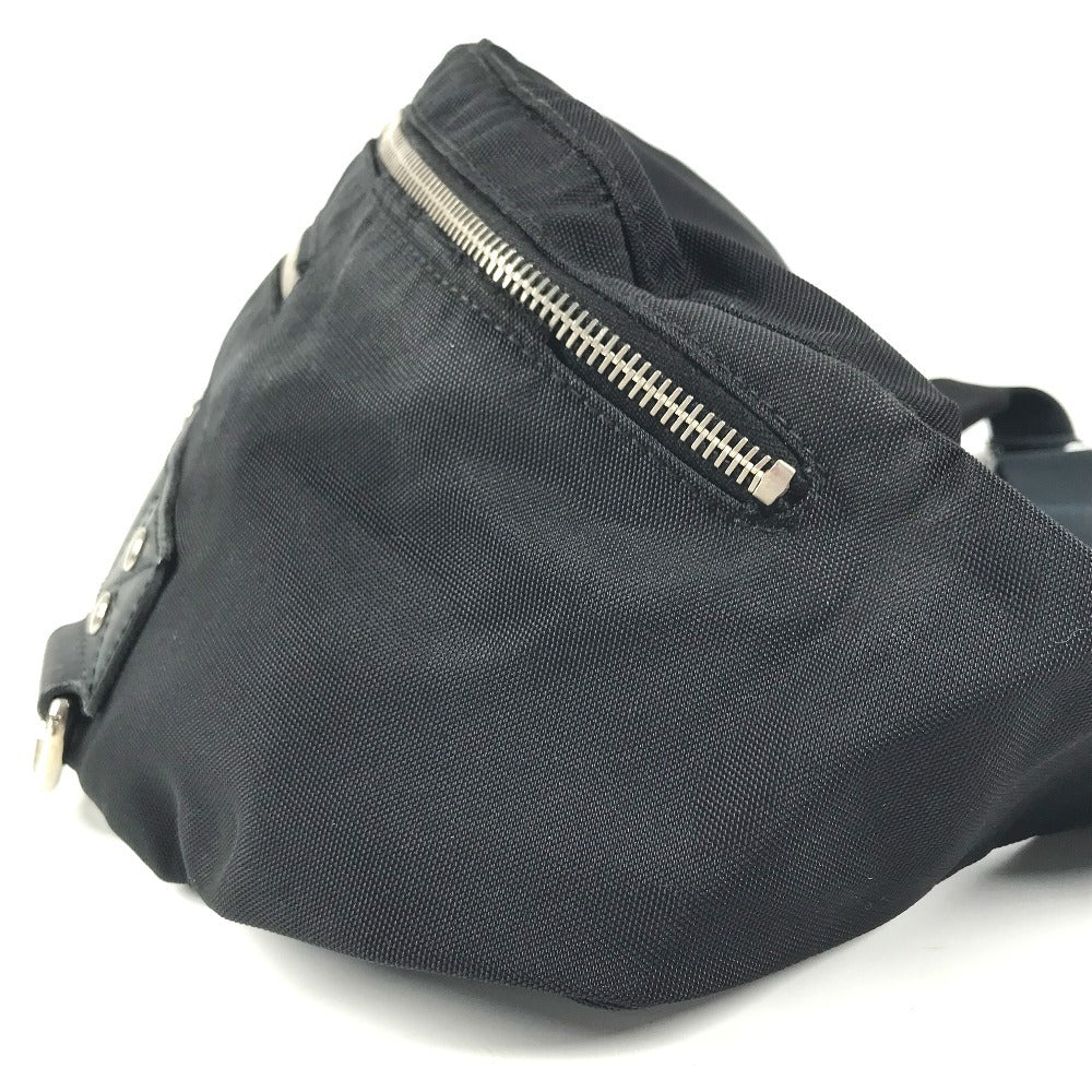 GUCCI 246409 logo sherry line Belt bag, waist pouch, bag, body bag body bag Nylon Black Used