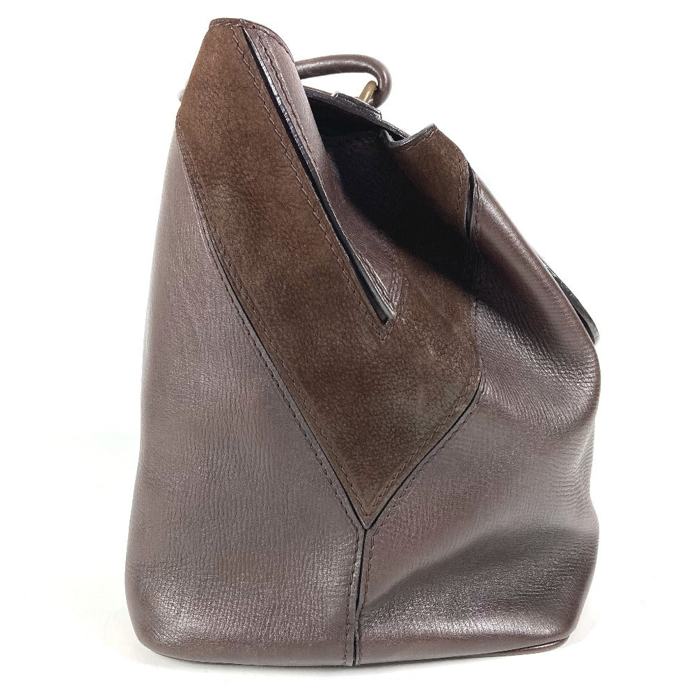 LOUIS VUITTON M95064 ユタ ドクターズバッグ カバン ボストンバッグ ポーチ付き フラップ ハンドバッグ ユタレザー メンズ カフェ ブラウン