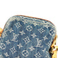 LOUIS VUITTON M95348 モノグラムデニム カメラバッグ カバン 斜め掛け ポシェット ショルダーバッグ モノグラムデニムキャンバス ユニセックス ブルー