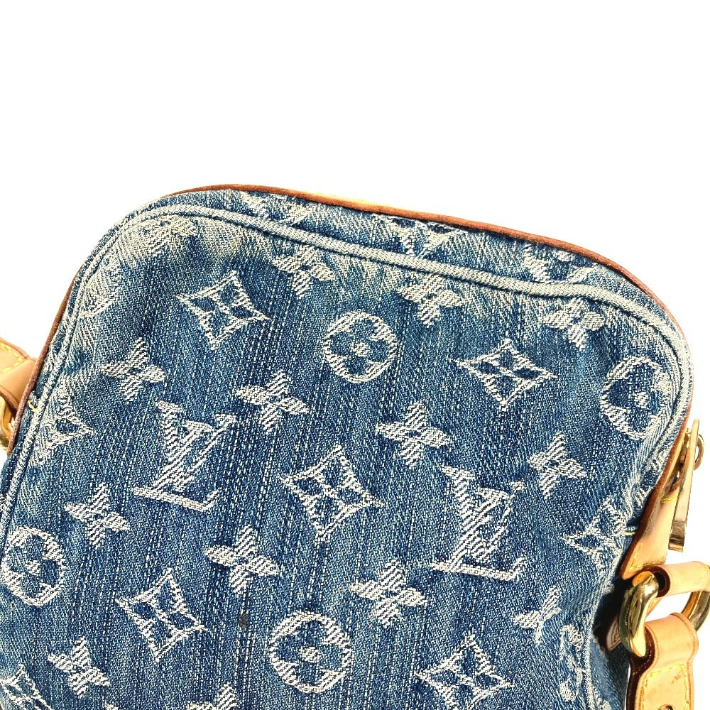 LOUIS VUITTON M95348 モノグラムデニム カメラバッグ カバン 斜め掛け ポシェット ショルダーバッグ モノグラムデニムキャンバス ユニセックス ブルー