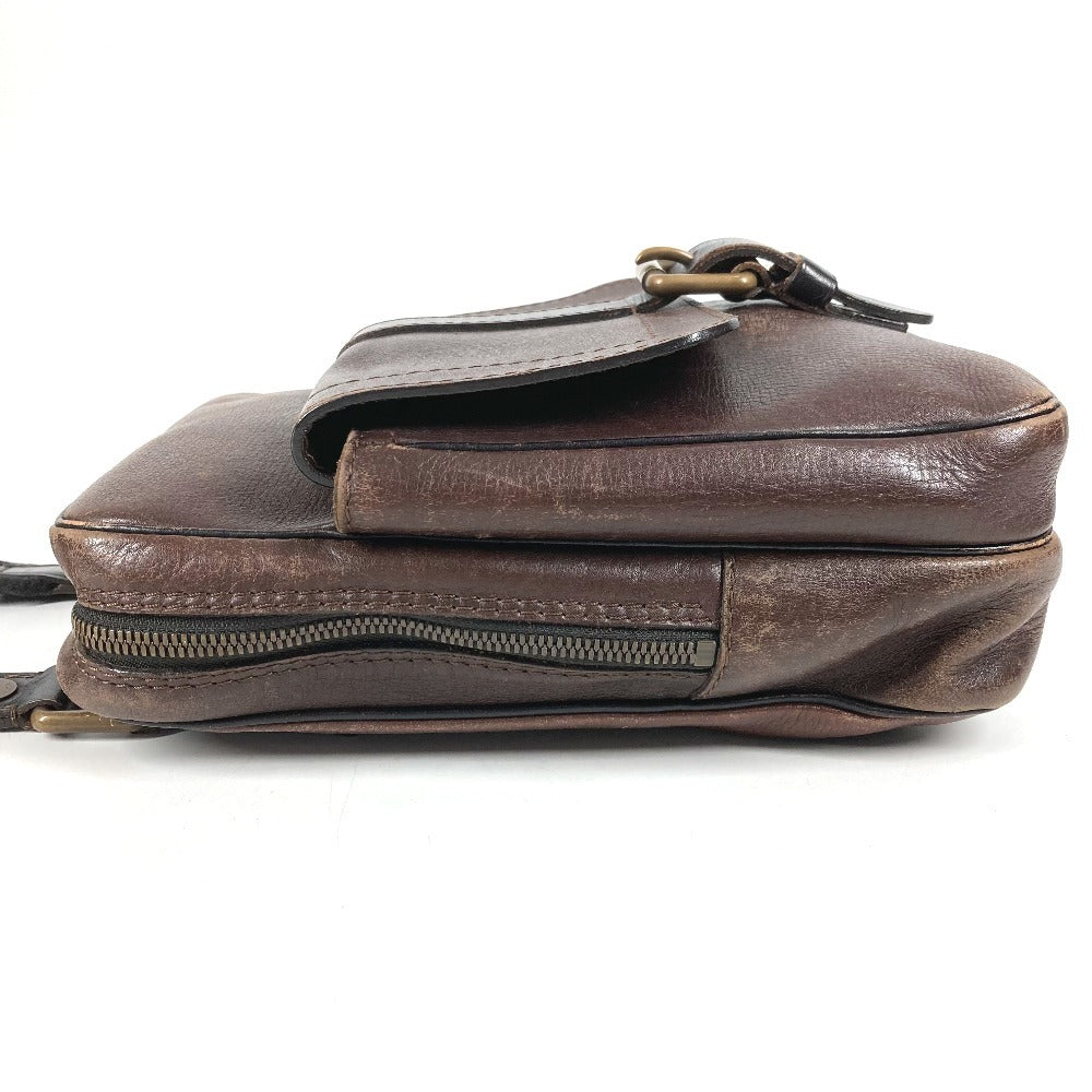 LOUIS VUITTON M92534 ユタ イロクワ カバン 斜め掛け ポシェット ショルダーバッグ ユタレザー ユニセックス カフェ ブラウン