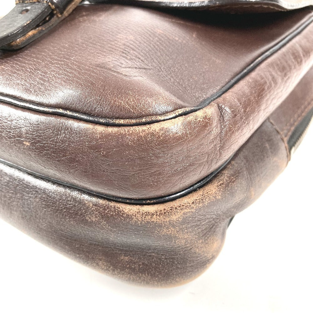 LOUIS VUITTON M92534 ユタ イロクワ カバン 斜め掛け ポシェット ショルダーバッグ ユタレザー ユニセックス カフェ ブラウン