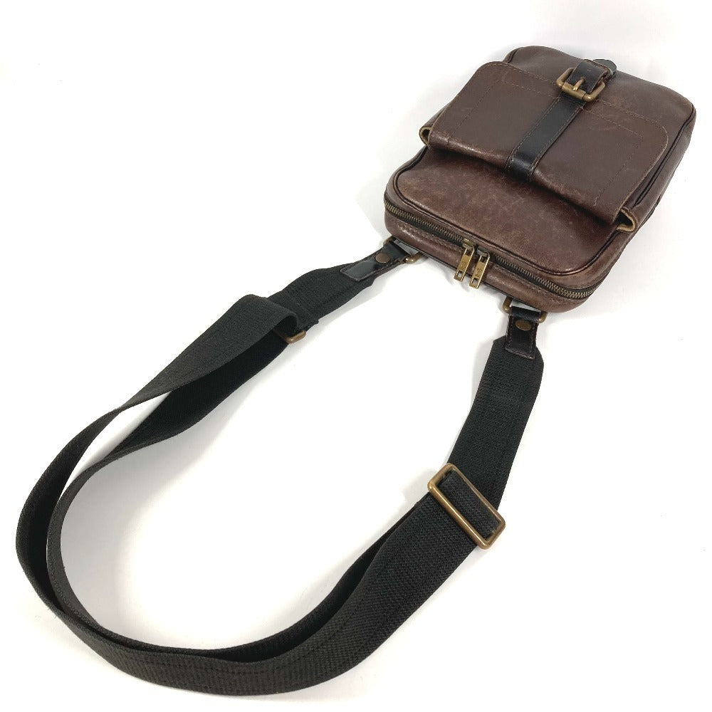 LOUIS VUITTON M92534 ユタ イロクワ カバン 斜め掛け ポシェット ショルダーバッグ ユタレザー ユニセックス カフェ ブラウン