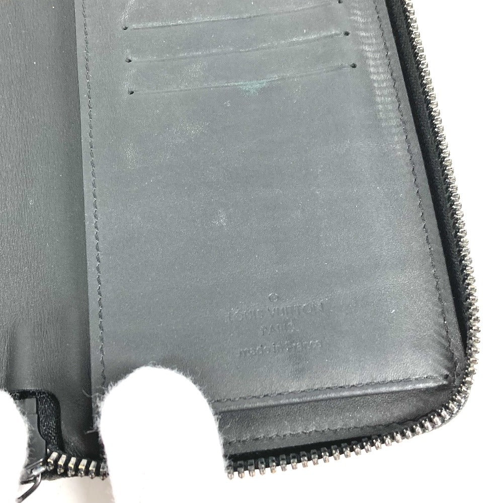 LOUIS VUITTON M82368 モノグラム スポットライト ジッピーウォレットヴェルティカル ロングウォレット ラウンドファスナー 長財布 レザー メンズ ブラック