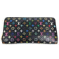 LOUIS VUITTON M60243 モノグラムマルチカラー ジッピーウォレット ロングウォレット ラウンドファスナー 財布 長財布 モノグラムマルチカラーキャンバス ユニセックス ノワール ブラック
