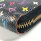 LOUIS VUITTON M60243 モノグラムマルチカラー ジッピーウォレット ロングウォレット ラウンドファスナー 財布 長財布 モノグラムマルチカラーキャンバス ユニセックス ノワール ブラック