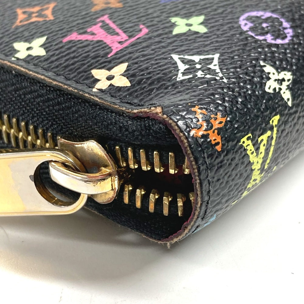 LOUIS VUITTON M60243 モノグラムマルチカラー ジッピーウォレット ロングウォレット ラウンドファスナー 財布 長財布 モノグラムマルチカラーキャンバス ユニセックス ノワール ブラック