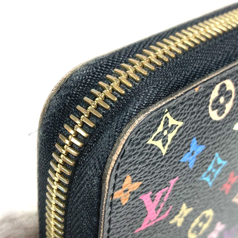 LOUIS VUITTON M60243 モノグラムマルチカラー ジッピーウォレット ロングウォレット ラウンドファスナー 財布 長財布 モノグラムマルチカラーキャンバス ユニセックス ノワール ブラック