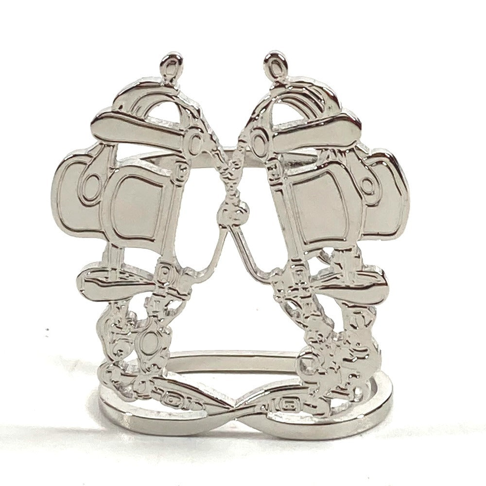 HERMES ブリッド ドゥ ガラ ブリッドドゥガラ アクセサリー ファッション小物 スカーフリング メタル レディース シルバー