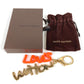 LOUIS VUITTON M65765 ビジューサックグラフィティ バッグチャーム キーホルダー メタル レディース オレンジ
