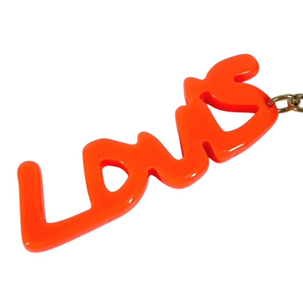 LOUIS VUITTON M65765 ビジューサックグラフィティ バッグチャーム キーホルダー メタル レディース オレンジ