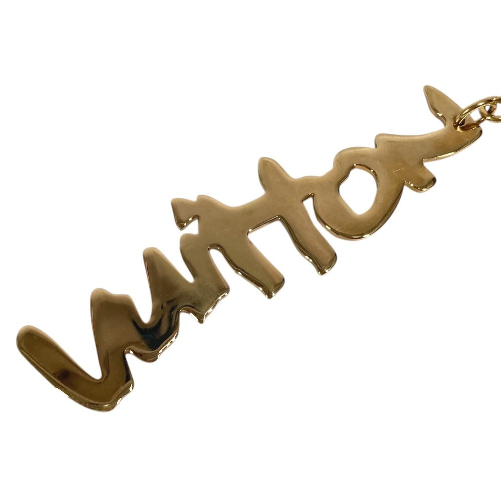 LOUIS VUITTON M65765 ビジューサックグラフィティ バッグチャーム キーホルダー メタル レディース オレンジ