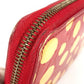 LOUIS VUITTON M91572 ヴェルニ ドット インフィニティ ジッピーウォレット 草間彌生コラボ クサマヤヨイ 長財布 パテントレザー レディース レッド
