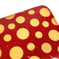 LOUIS VUITTON M91572 ヴェルニ ドット インフィニティ ジッピーウォレット 草間彌生コラボ クサマヤヨイ 長財布 パテントレザー レディース レッド