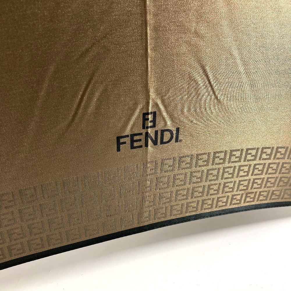 FENDI FFズッカ ロゴ アンブレラ 長傘 インテリア 傘 ポリアミド ユニセックス ブラウン