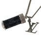 LOUIS VUITTON M63641 モノグラムエクリプス ネックレスチャームズ チェーンネックレス アクセサリー ネックレス メタル ユニセックス ブラック
